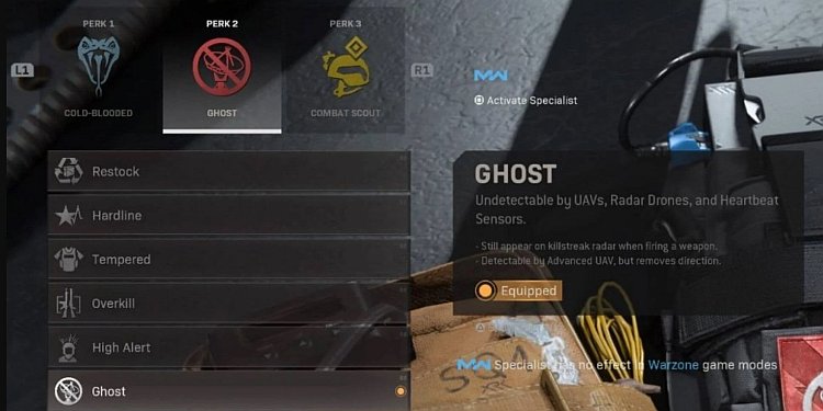 Ghost Perk