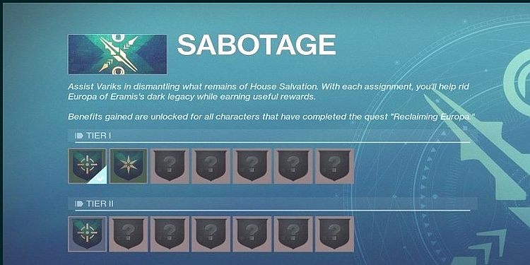 Sabotage Quest