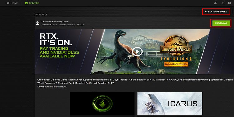 Nvidia Driver Updates