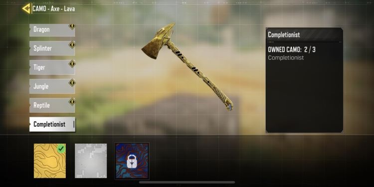 Golden Camo Axe