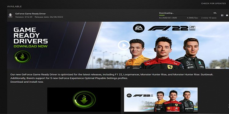 Graphics Card Driver Update