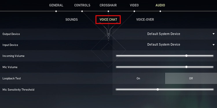 Voice Chat Setting