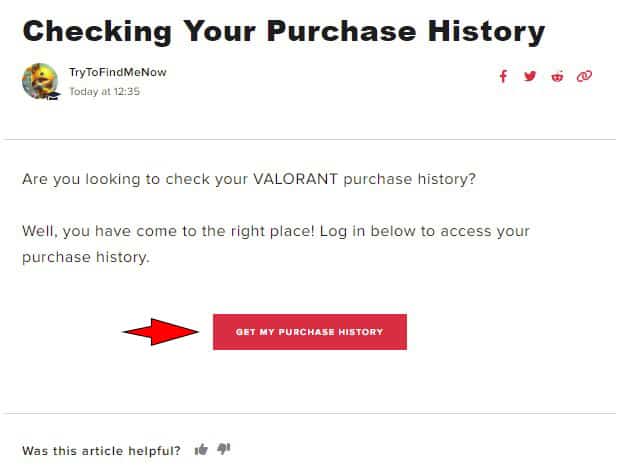Get My Purchase History