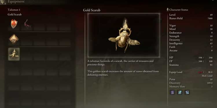 Gold Scarab