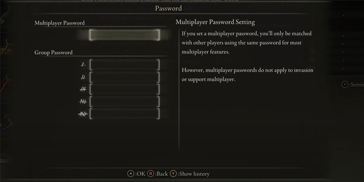 Multiplayer-Password-Setting