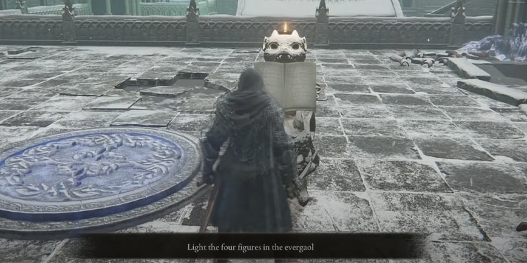 Light the Four figure in the Evergaol