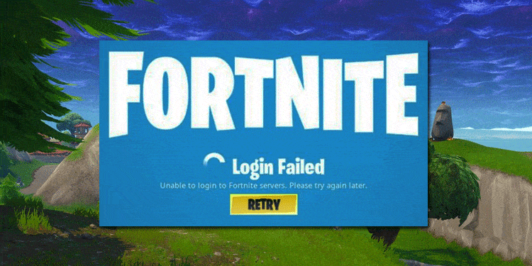unable to login to fortnite servers
