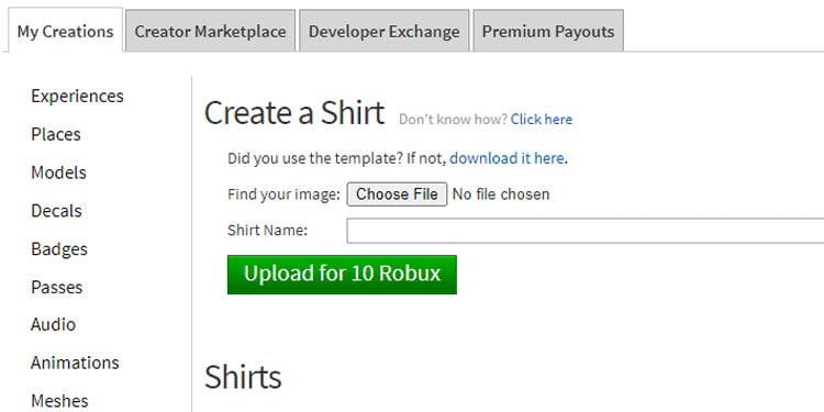 Create A Shirt