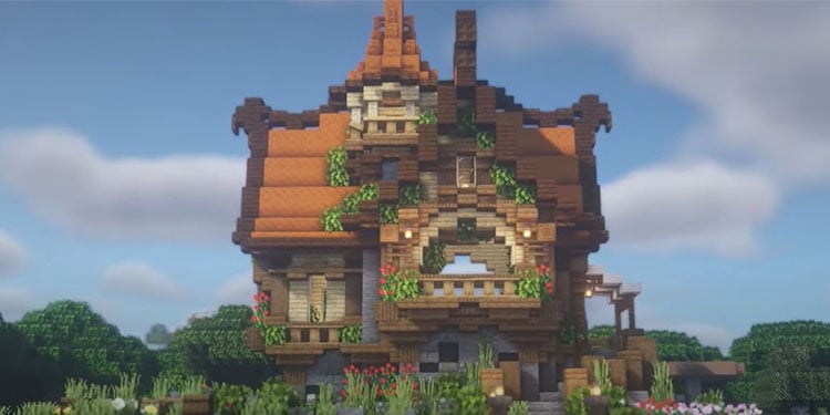 Casa Medieval #minecraft  Minecraft blueprints, Minecraft decorations,  Minecraft creations