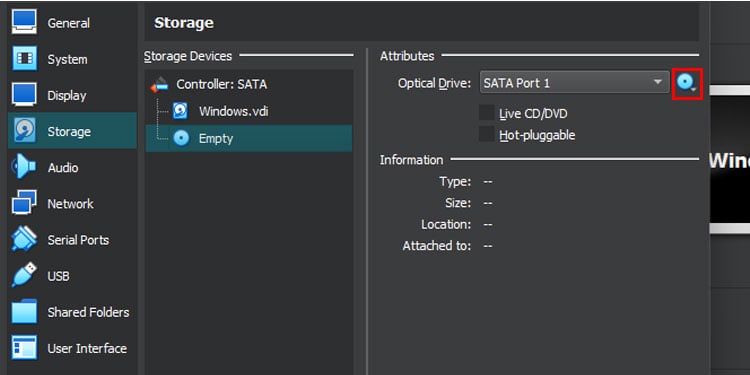 Select-Empty-inside-storage