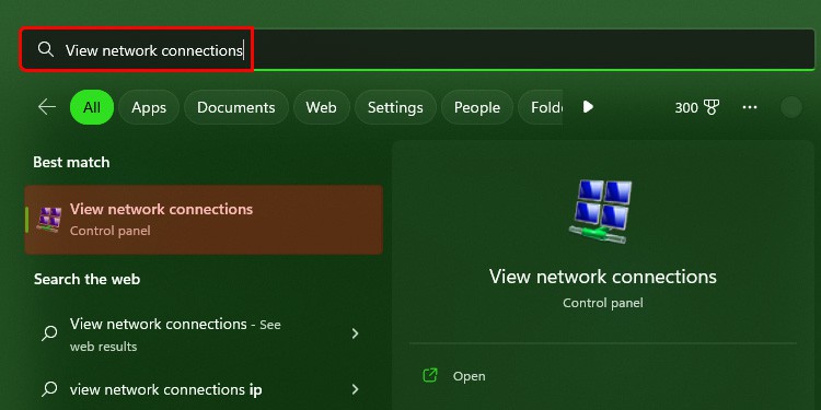 Type-View-network-connections.