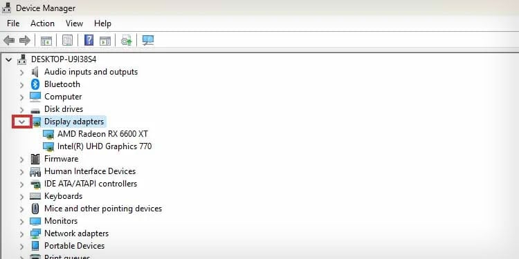 display-adapters-category-device-manager