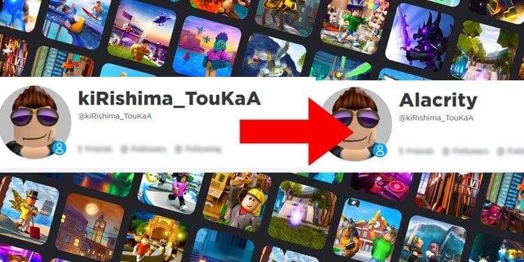 how to change your display name on roblox