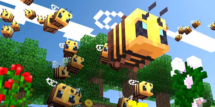 how to get bees in beehive minecraft