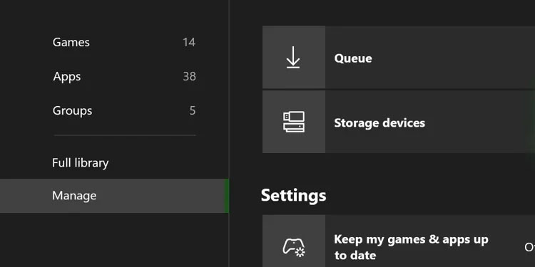 manage storage