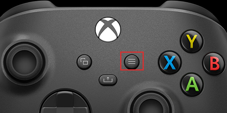 menu button xbox