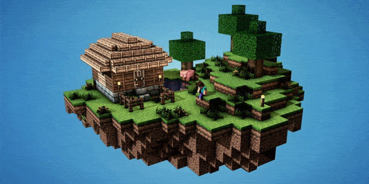 minecraft-3D-scene