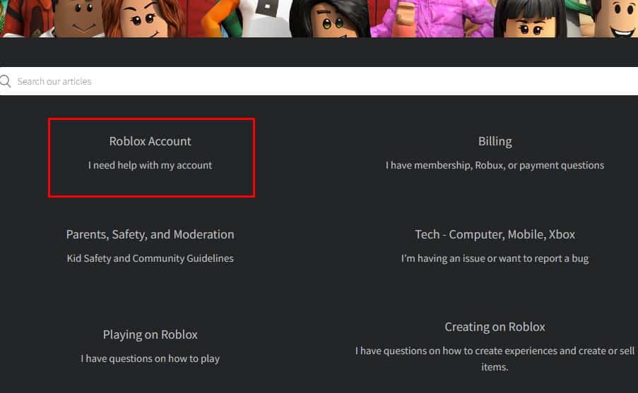 roblox-support-page