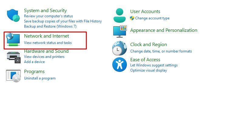  Network and settings