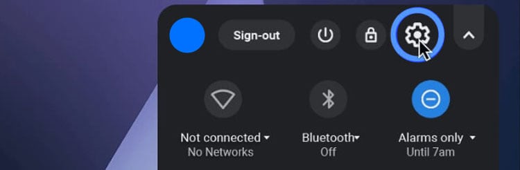 Click-on-the-cogwheel-icon-to-open-the-settings-of-your-Chromebook.