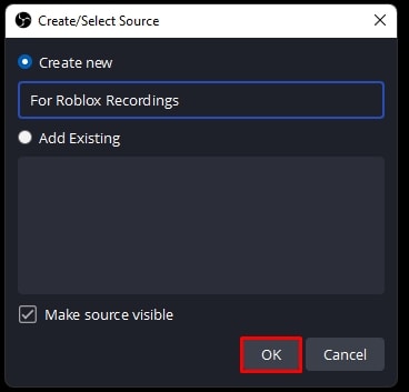 Create Source