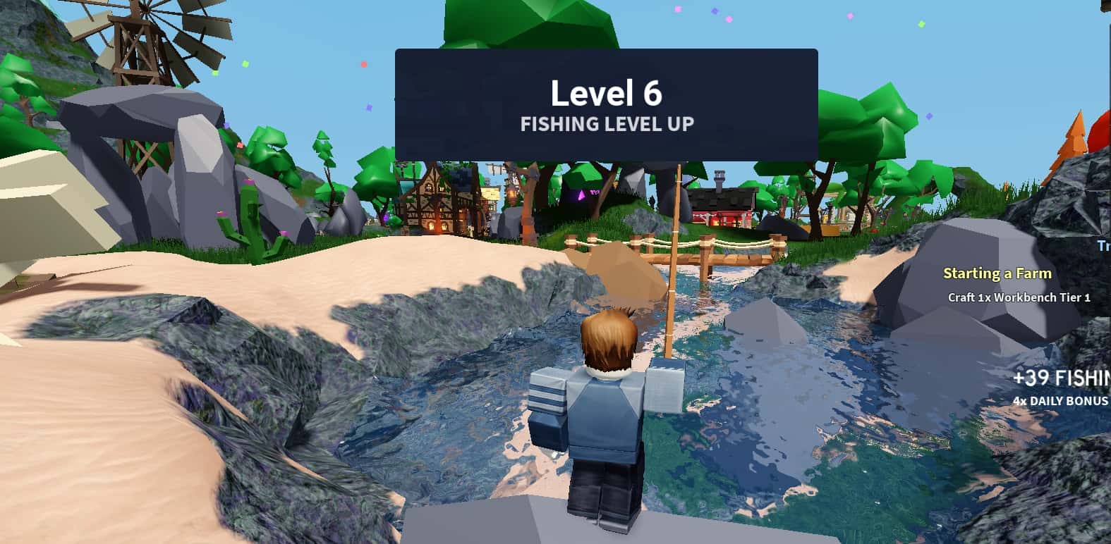 Fishing level