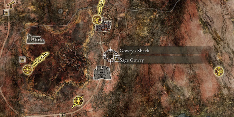 Map-Gowry's-Shack