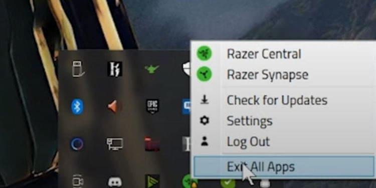 exit razer apps