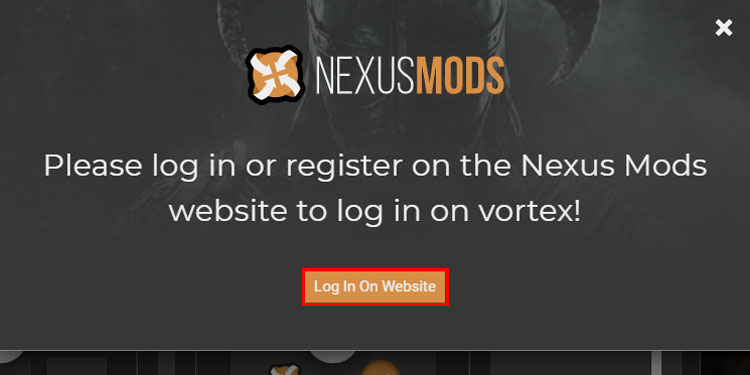log-in-on-website