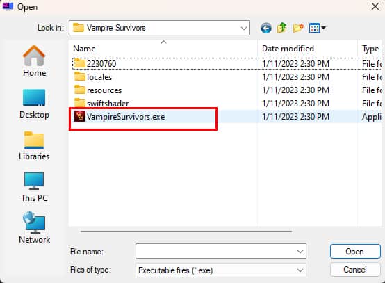 select-executable-file-of-a-program