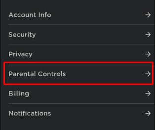 Parental control