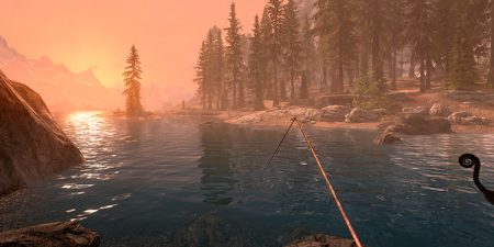 how to fish in skyrim