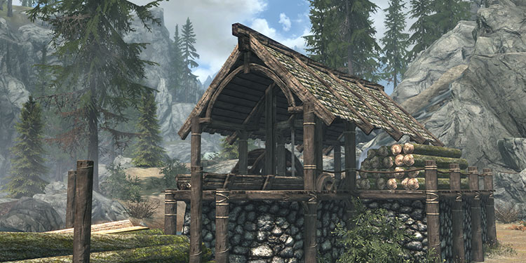 how to get sawn logs in skyrim
