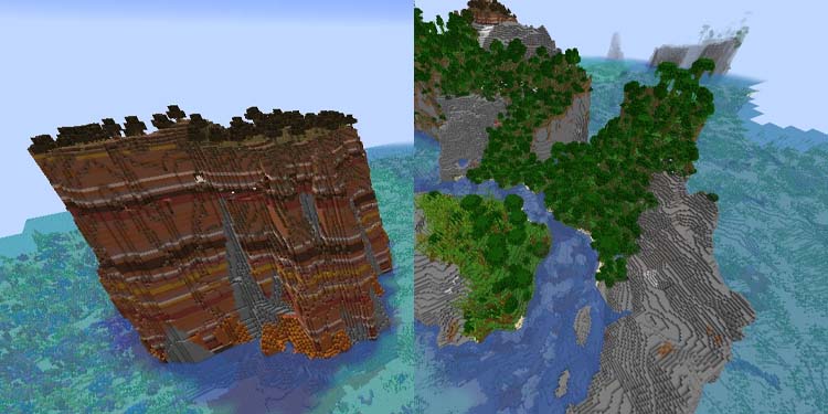Minecraft Twin Village