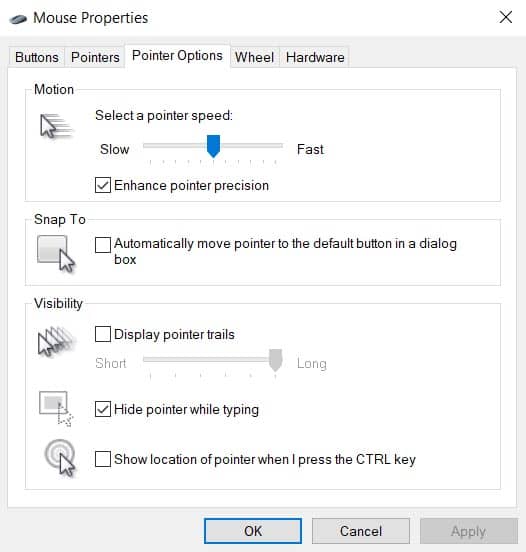 mouse-pointer-option