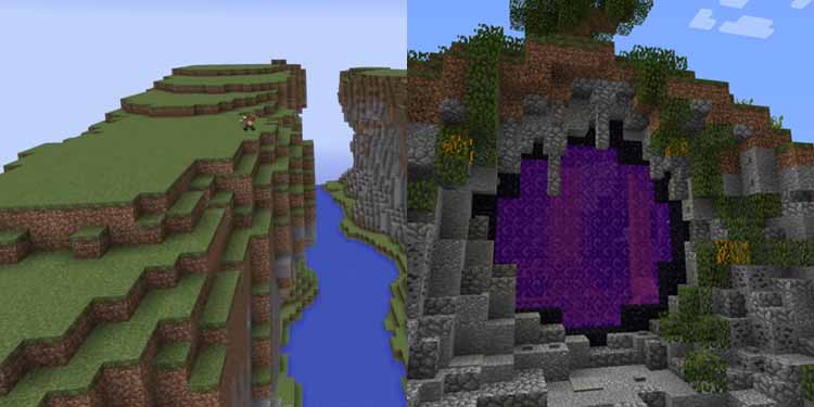 multi biome valley minecraft