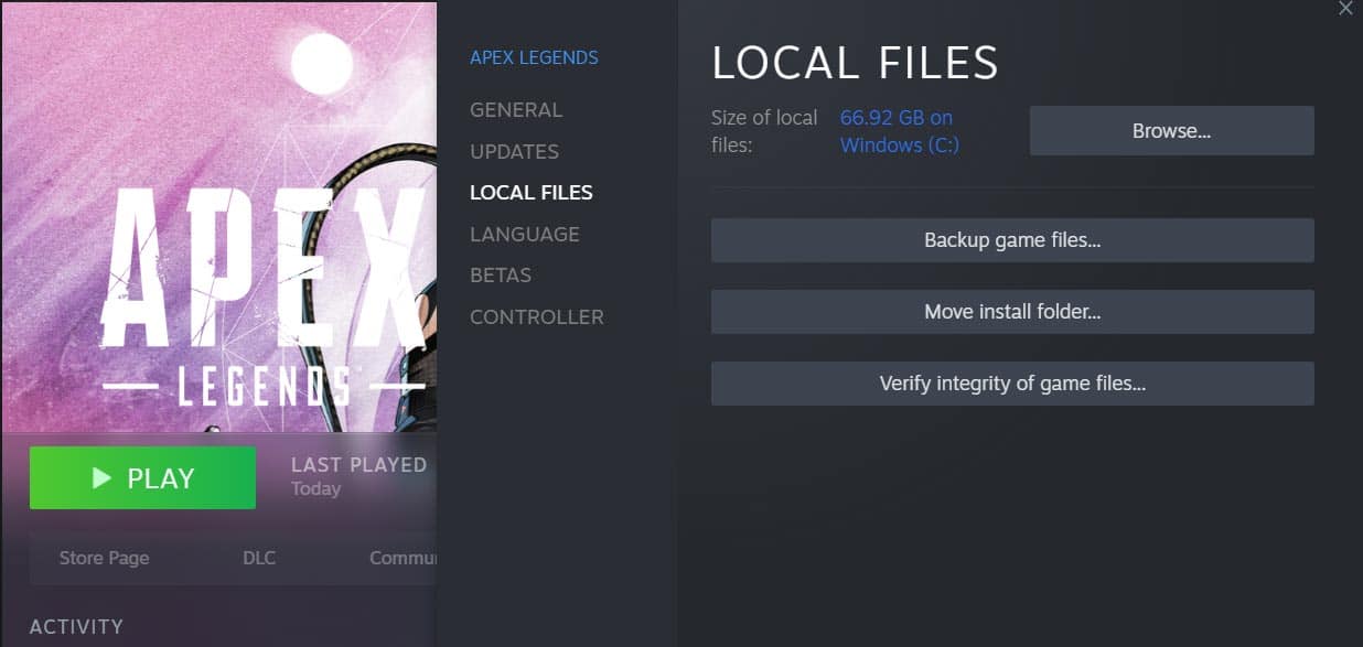 selecting-files-on-steam