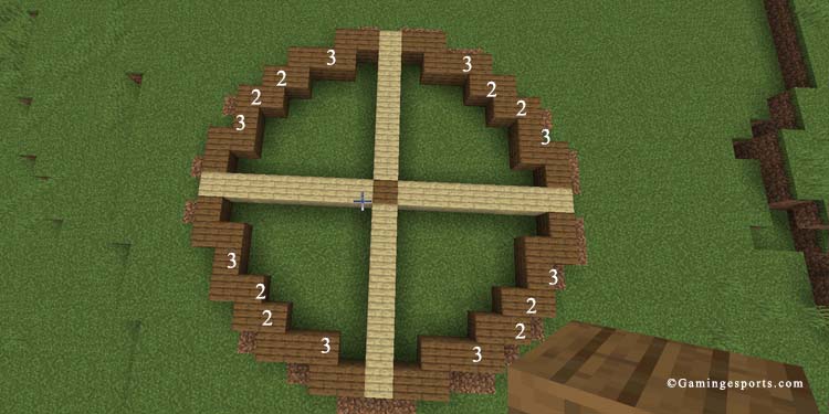 15 diameter block circle with tool