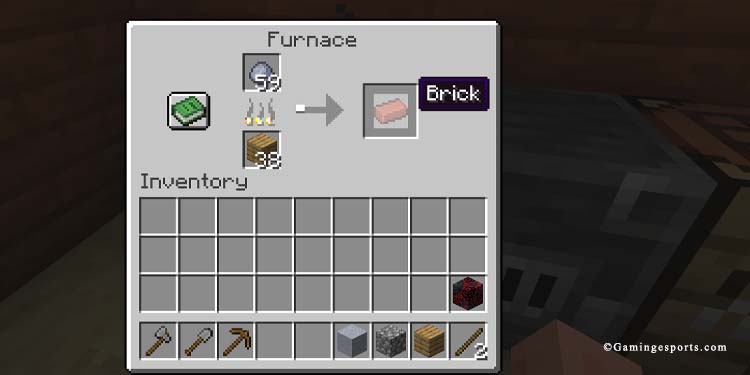 craft brick on the furnace