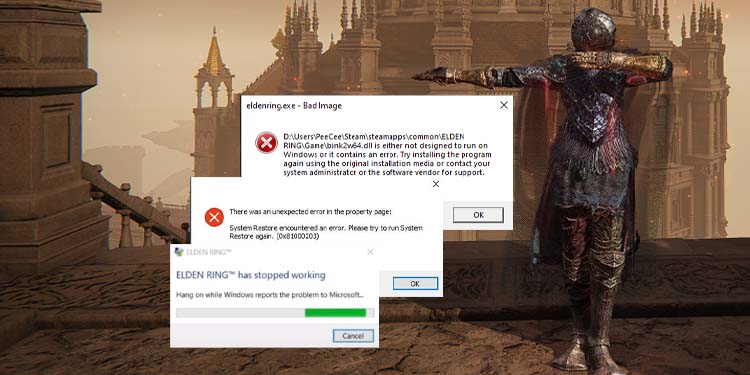 fix elden ring crashing