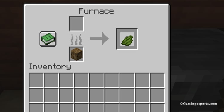 green dye on furnace