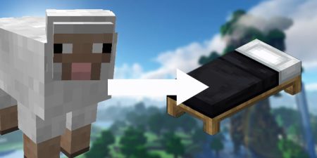 how to make a bed in minecraft