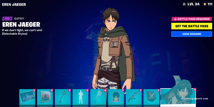 eren jaegar skin