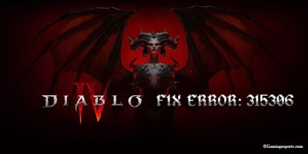 Fix Error 315306 diablo 4