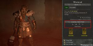 how do you change weapons in diablo 4