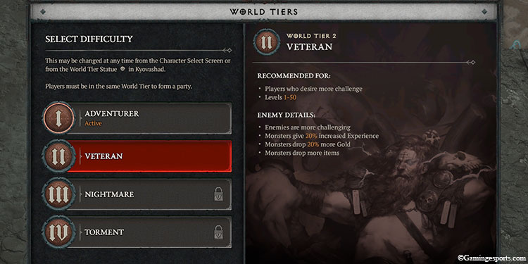 world-tier-menu