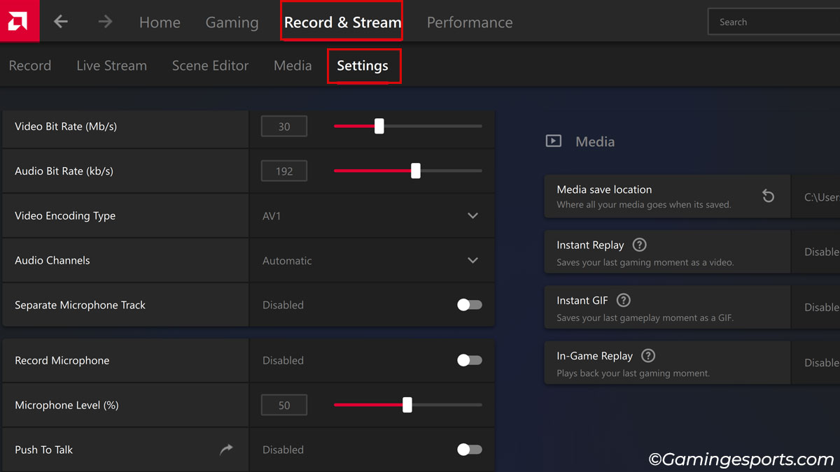 record-and-stream-settingfs