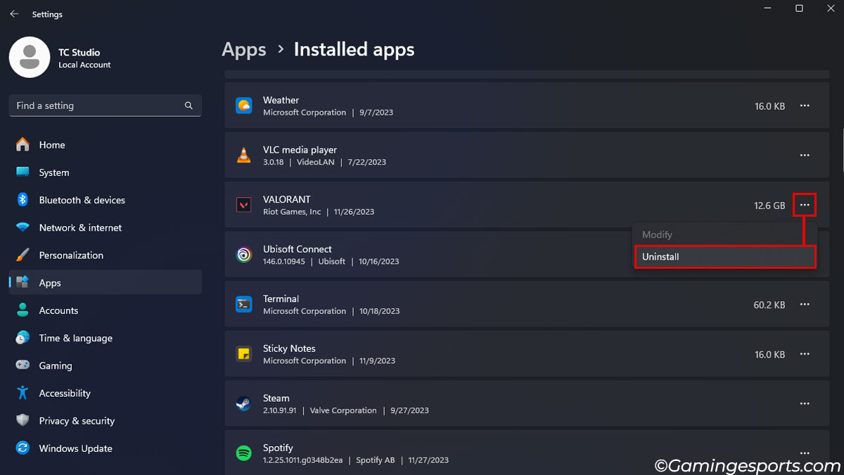 uninstall-option-under-valorant