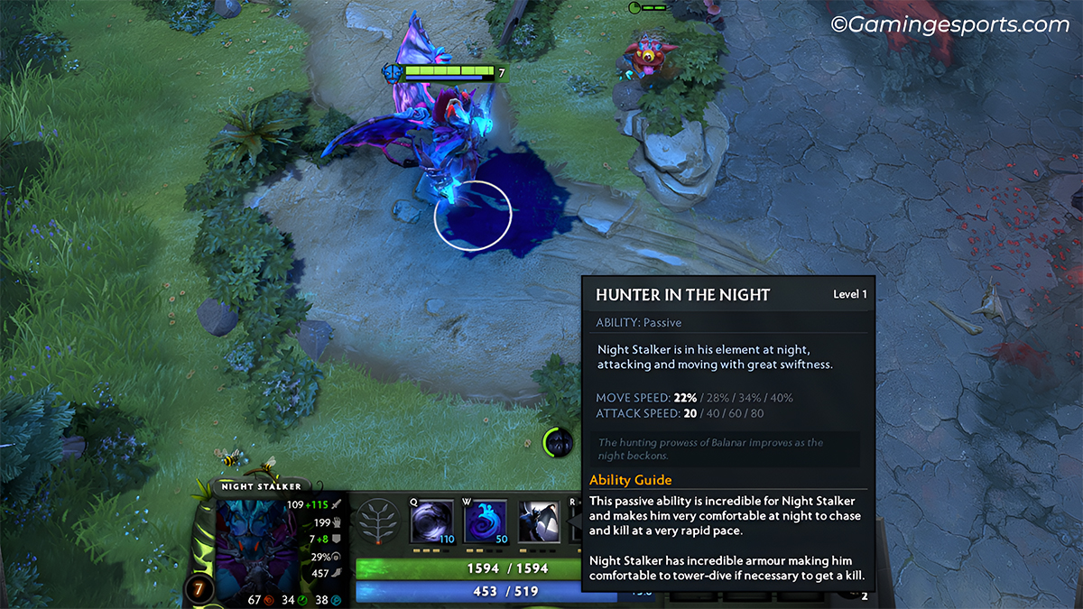 Passive Ability of Night Stalker