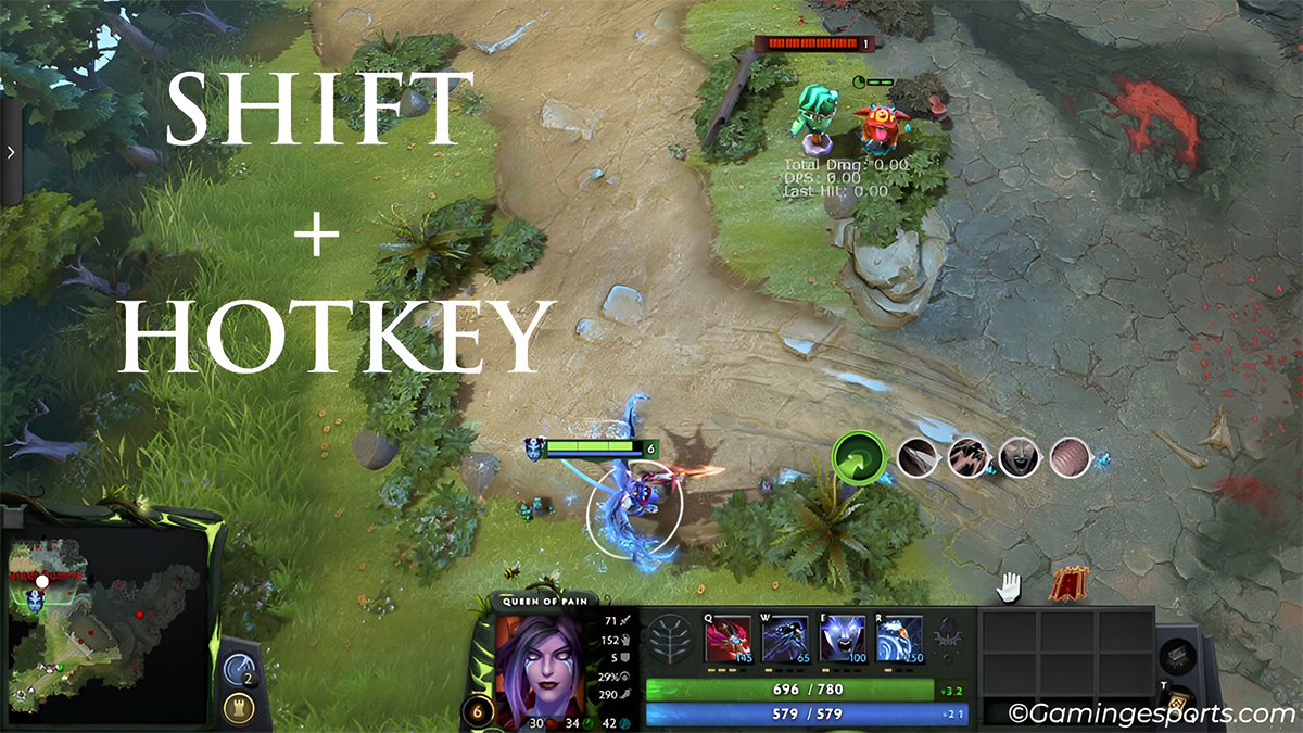 Queuing Spells with Shift key